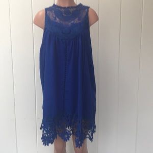 Colbalt Lacey dress